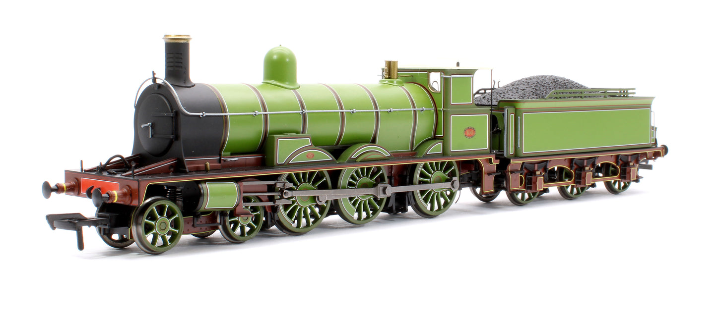 Highland Railways Jones Goods 4-6-0 Steam Locomotive No.106, HR light green (1890s condition)