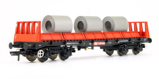 Pre-Owned BAA Steel Carrier Wagon BR Railfreight Red & Black