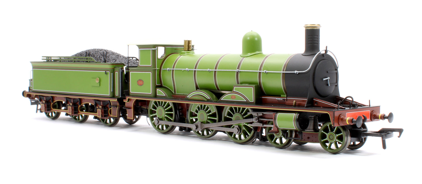 Highland Railways Jones Goods 4-6-0 Steam Locomotive No.106, HR light green (1890s condition)