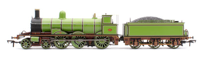 Highland Railways Jones Goods 4-6-0 Steam Locomotive No.106, HR light green (1890s condition) DCC Sound