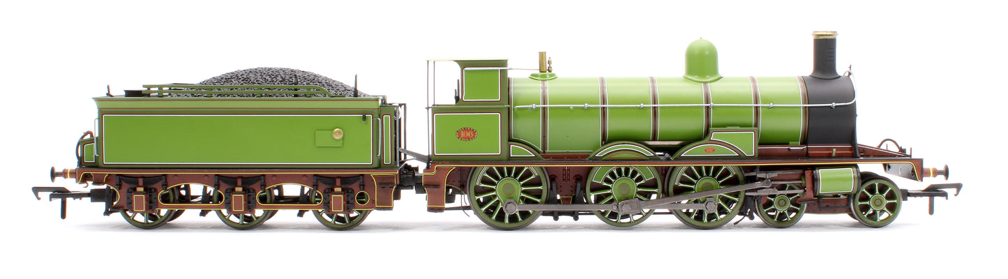 Highland Railways Jones Goods 4-6-0 Steam Locomotive No.106, HR light green (1890s condition) DCC Sound