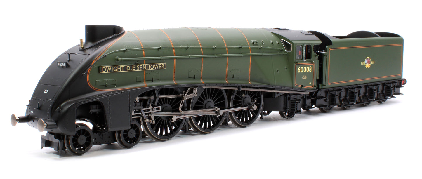 Pre-Owned R30265 Hornby Dublo Class A4 4-6-2 60008 'Dwight D. Eisenhower' Great Gathering 10th Anniversary BR Lined Green Late Crest Limited Edition Steam locomotive - DCC Sound