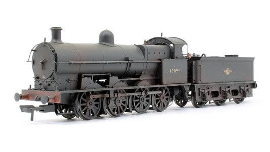 Class G2A '49094' BR Black Late Crest Steam Locomotive - Weathered