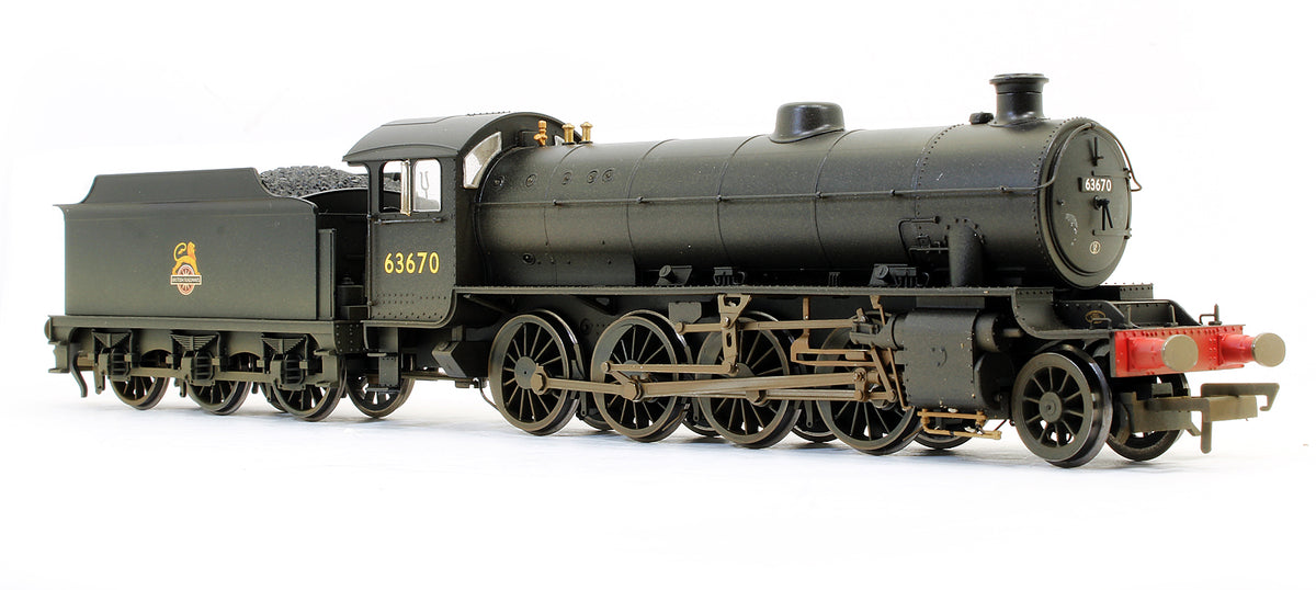 Pre-Owned R3089X BR 2-8-0 Thompson Class OI '63670' Steam Locomotive (Weathered) - DCC Fitted