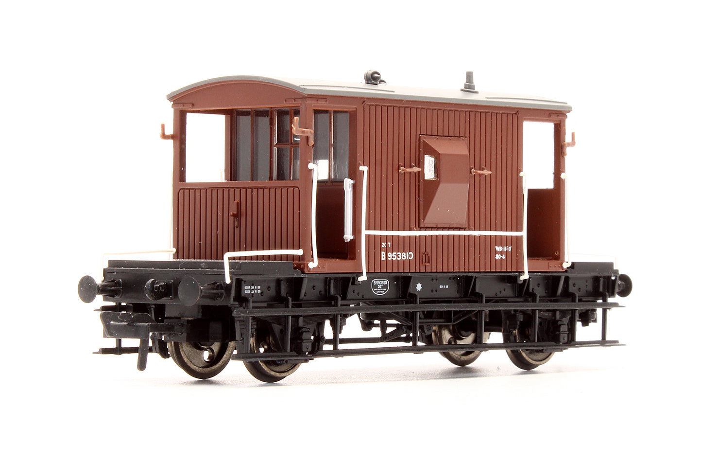 Pre-Owned 37-537A 20 Ton Brake Van BR Bauxite 'B953810'