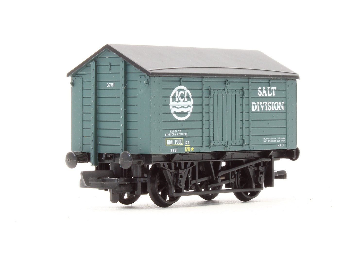 33-178 Pre-Owned 10 Ton Covered Salt Wagon I.C.I. Salt Division