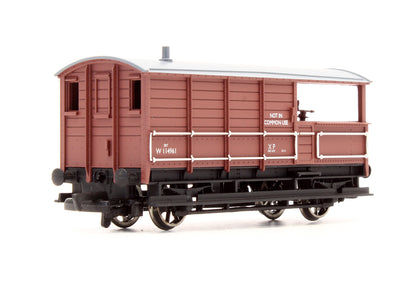 Pre-Owned 20 Ton Toad Brake Van BR Brown 'W 114961'