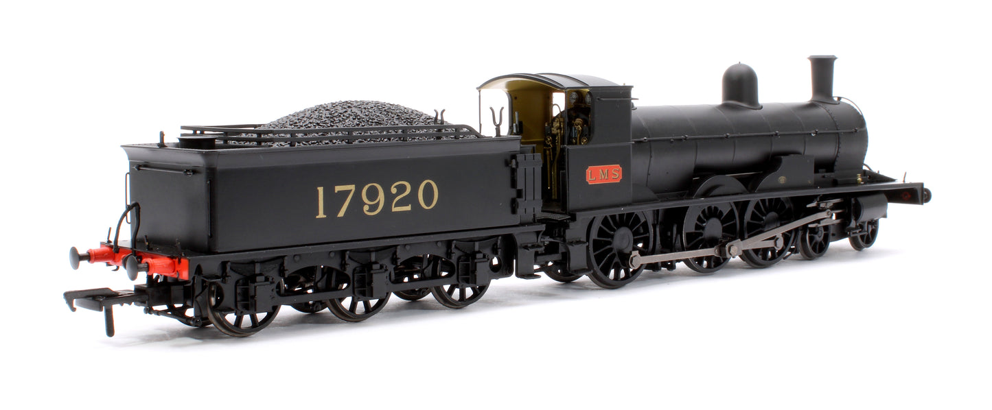 Highland Railways Jones Goods 4-6-0 Steam Locomotive No.17920, LMS unlined black (early) DCC Sound