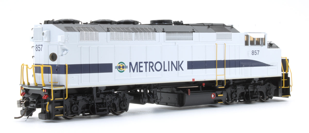 Pre-Owned HO F59PH: Metrolink Teal Stripe #857 Diesel Locomotive
