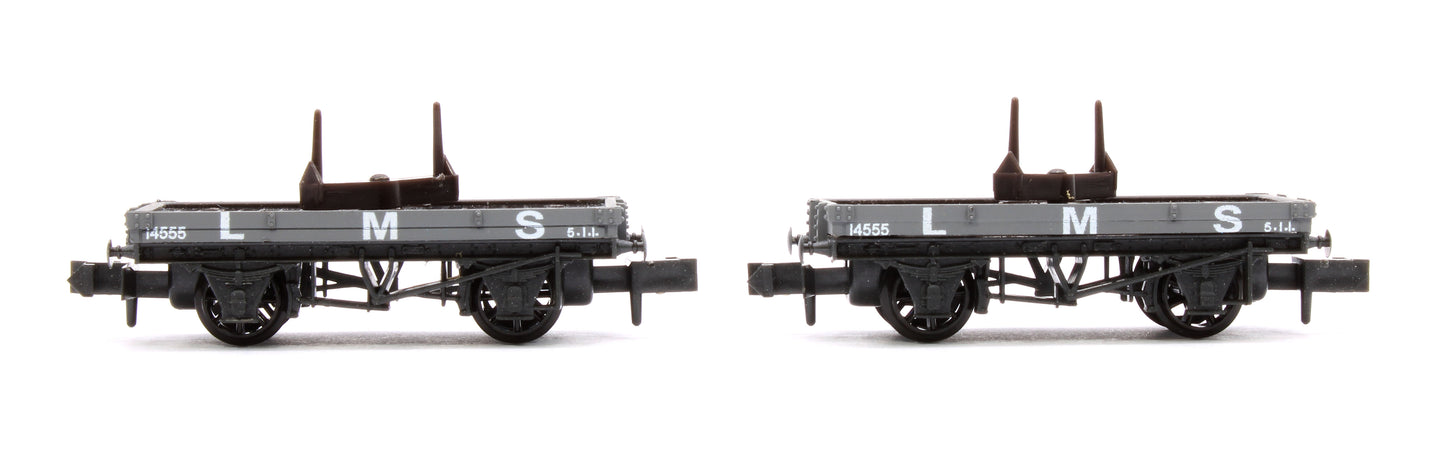 NR39M Bolster Wagons LMS, bauxite No.14555