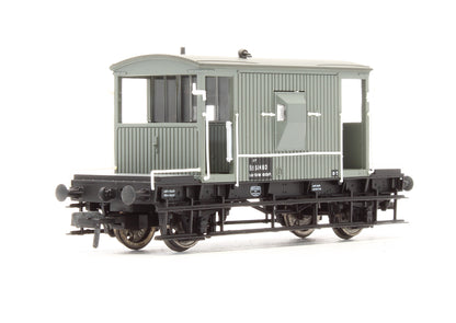 Pre-Owned 37-526 BR 20 Ton Brake Van BR Grey Un-Fitted 'B951480'
