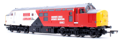 RailRoad Class 37 Loram 'An Comunn Gaidhealach' 37418 Diesel Locomotive - DCC Sound