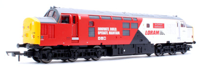 RailRoad Class 37 Loram 'An Comunn Gaidhealach' 37418 Diesel Locomotive - DCC Sound
