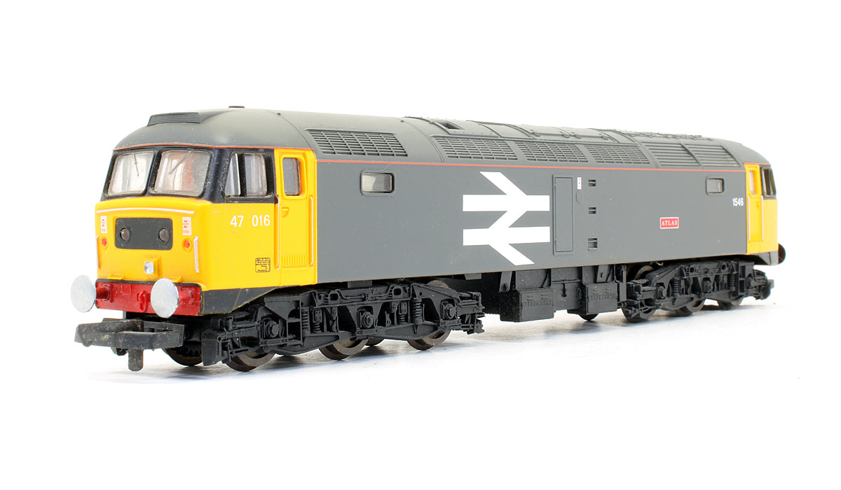 Pre-Owned Large Logo Grey Class 47016 'Atlas' Diesel Locomotive