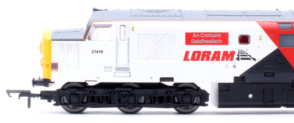 RailRoad Class 37 Loram 'An Comunn Gaidhealach' 37418 Diesel Locomotive - DCC Sound