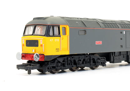 Pre-Owned Large Logo Grey Class 47016 'Atlas' Diesel Locomotive