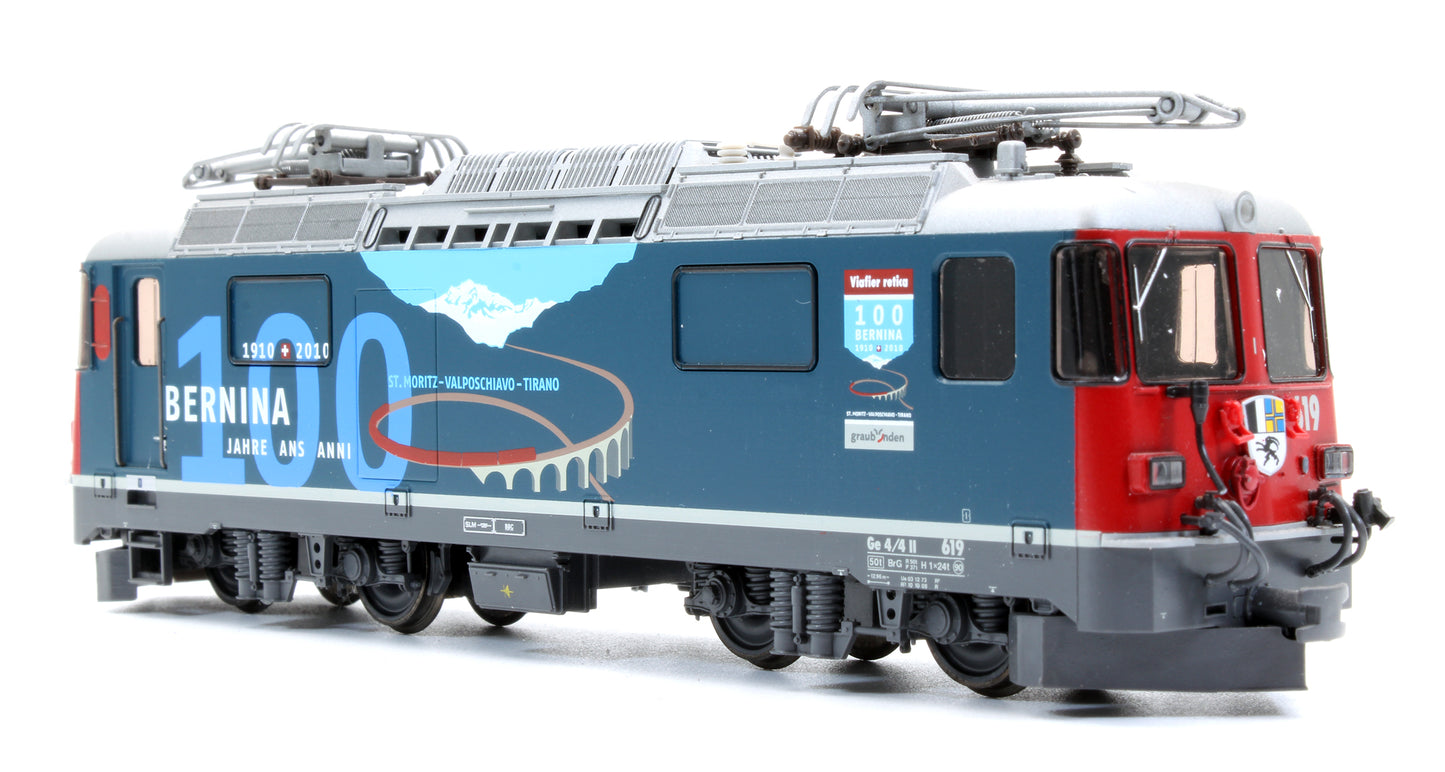 Pre-Owned RhB Ge 4/4 II 619 'Bernina 100 Year Anniversary' Electric Locomotive