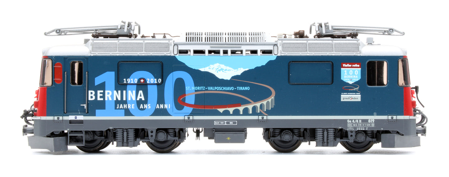 Pre-Owned RhB Ge 4/4 II 619 'Bernina 100 Year Anniversary' Electric Locomotive