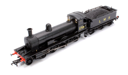 Highland Railways Jones Goods 4-6-0 Steam Locomotive No.17917, LMS unlined black (late) DCC Sound