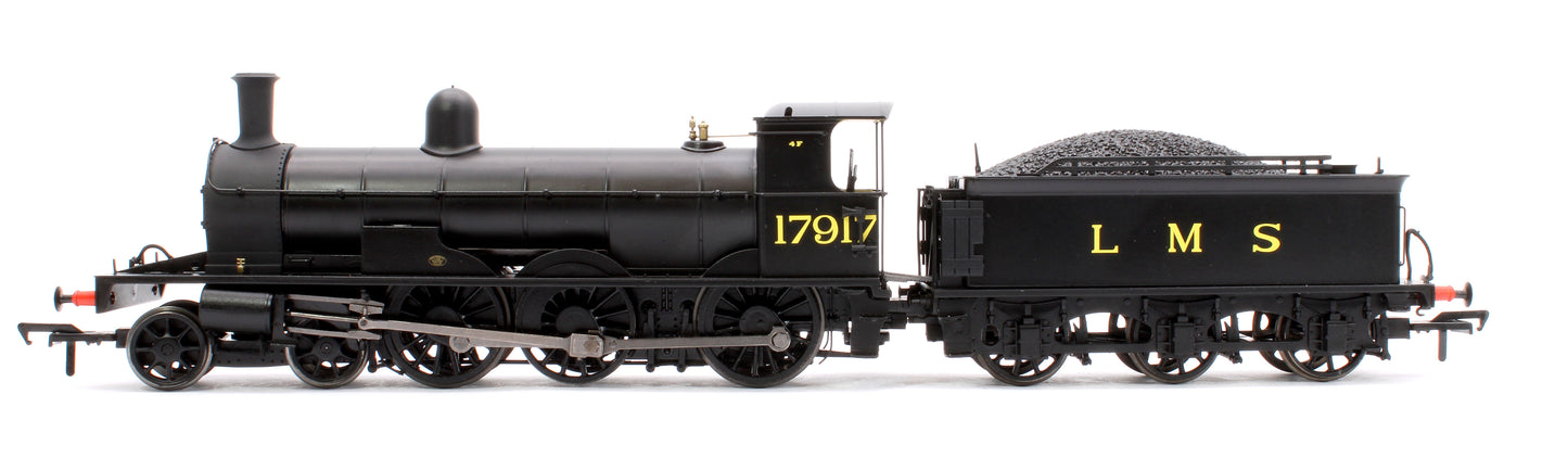 Highland Railways Jones Goods 4-6-0 Steam Locomotive No.17917, LMS unlined black (late) DCC Sound