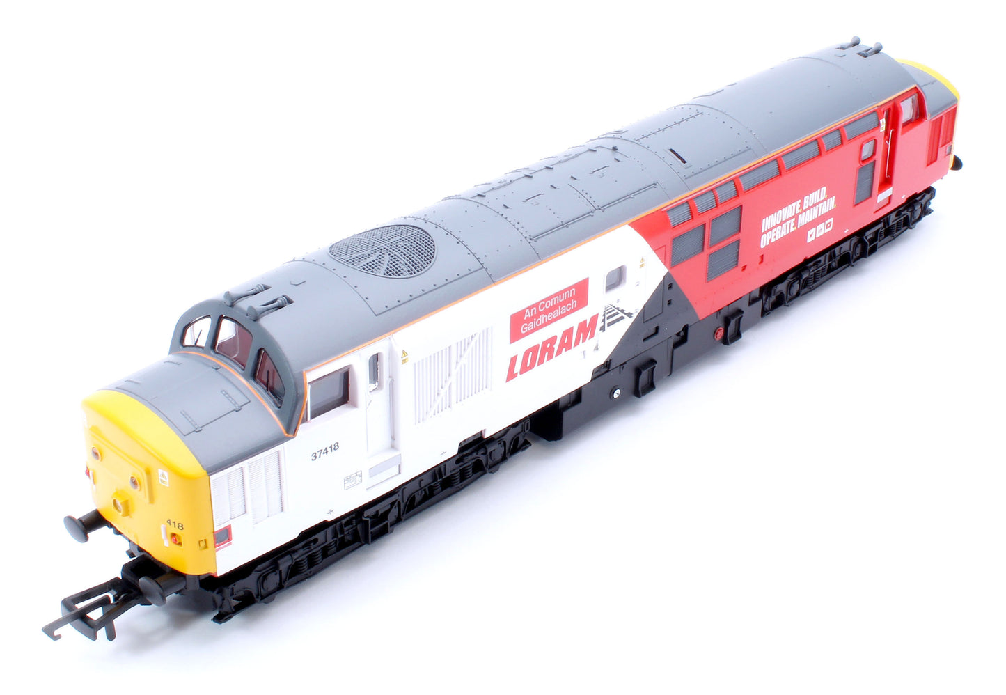 RailRoad Class 37 Loram 'An Comunn Gaidhealach' 37418 Diesel Locomotive