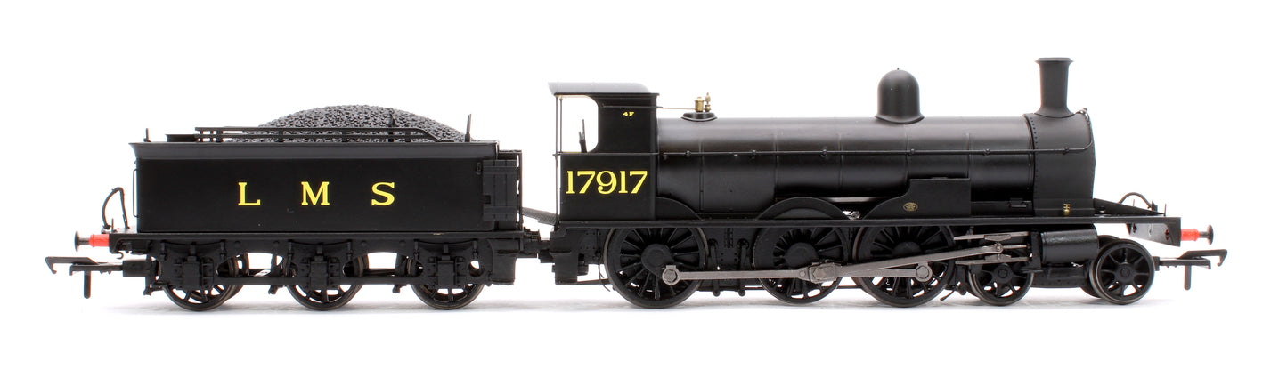 Highland Railways Jones Goods 4-6-0 Steam Locomotive No.17917, LMS unlined black (late) DCC Sound