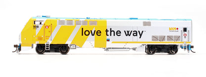 Pre-Owned ATHG81331 HO P42DC Locomotive With DCC & Sound, VIA, Love The Way #908 Diesel Locomotive - DCC Sound