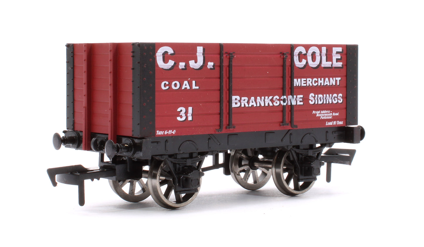 CJC Pre-Owned 10T No.31 8 Plank Open Wagon 'C.J.Cole Coal Merchant'