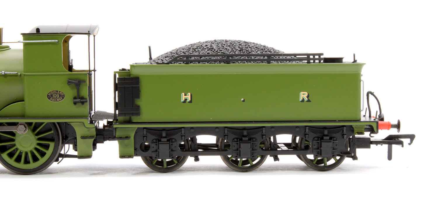 Highland Railways Jones Goods 4-6-0 Steam Locomotive No.109, HR Drummond Green II (DCC Sound)