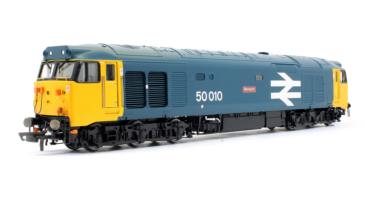 Pre-Owned R3672 BR Large Logo Blue Class 50010 'Monarch' Diesel Locomotive (Limited Edition)