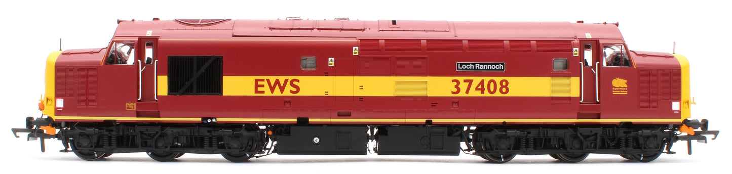 ACC3160-DCC Class 37 Loch Rannoch EWS Maroon & Gold 37408 Diesel Locomotive - DCC Sound