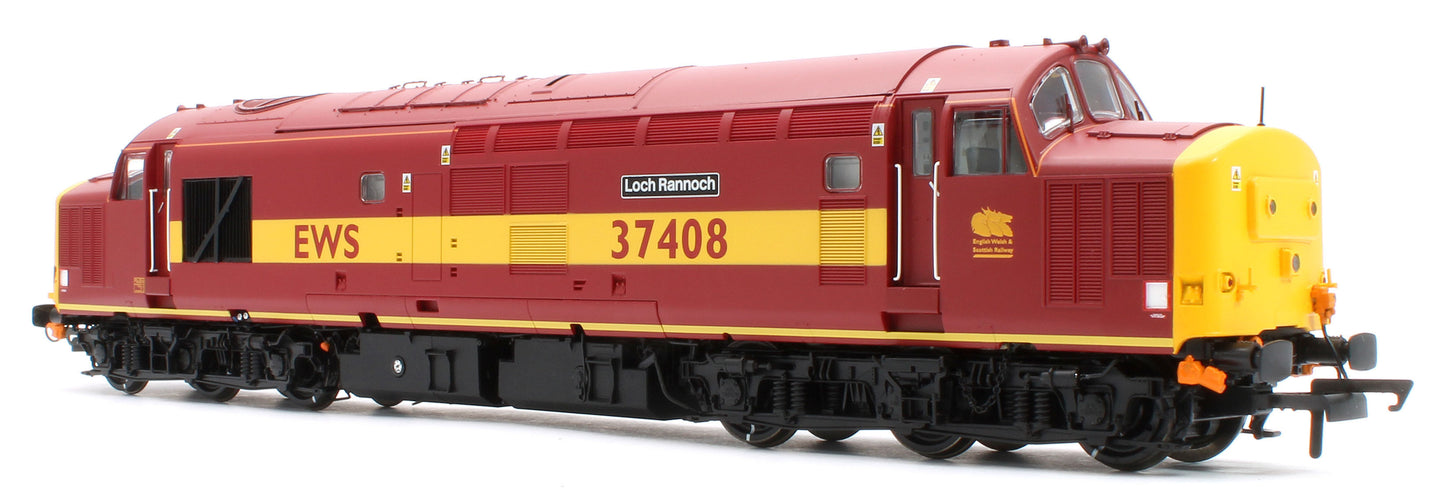 ACC3160-DCC Class 37 Loch Rannoch EWS Maroon & Gold 37408 Diesel Locomotive - DCC Sound