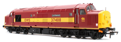 ACC3160-DCC Class 37 Loch Rannoch EWS Maroon & Gold 37408 Diesel Locomotive - DCC Sound