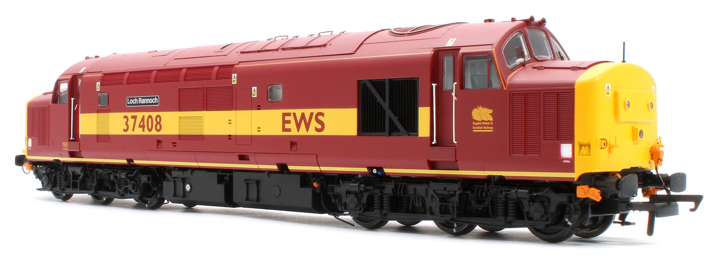 ACC3151 Class 37 Loch Rannoch EWS Maroon & Gold 37408 Diesel Locomotive