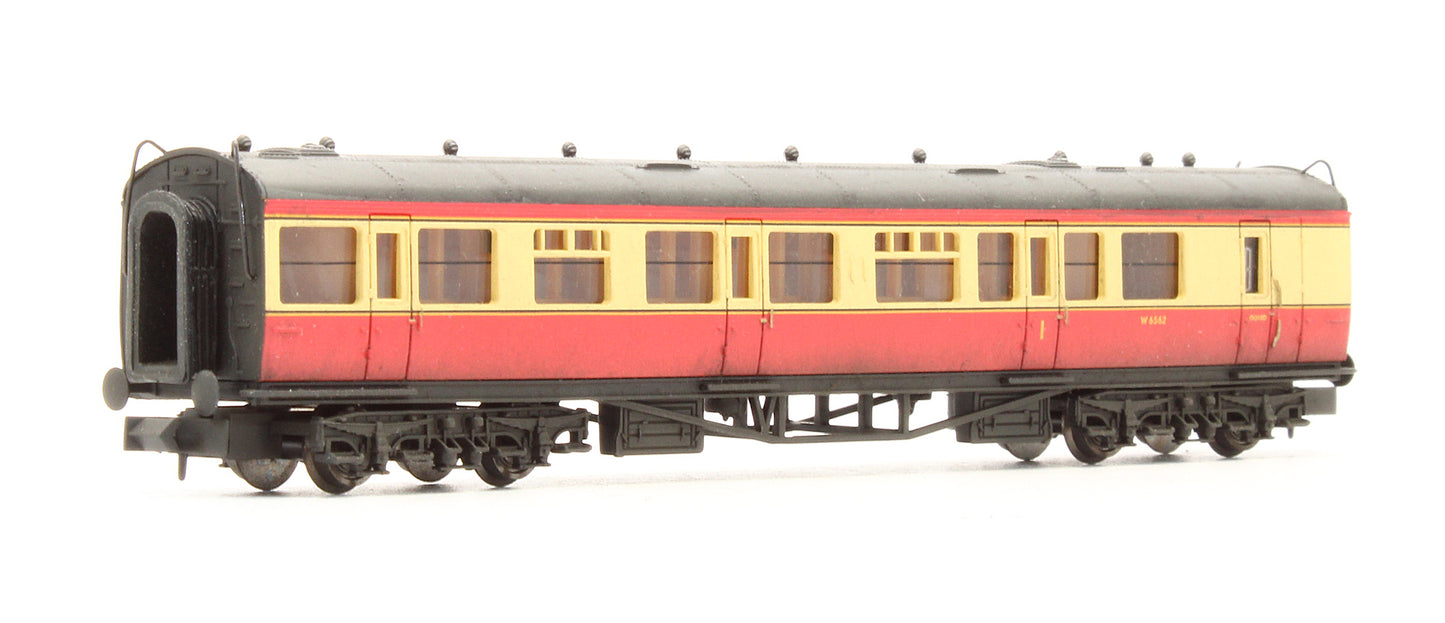 Pre-Owned Collett Brake Coach BR Carmine & Cream 'W6562' - Custom Weathered
