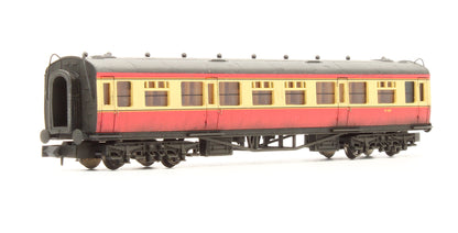 Pre-Owned Collett Second Coach BR Carmine & Cream 'W1087' - Custom Weathered