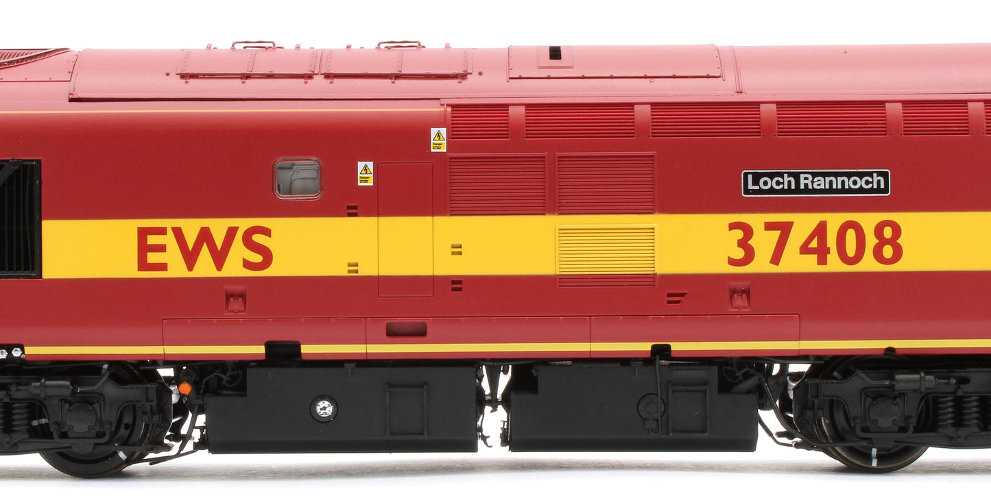 ACC3160-DCC Class 37 Loch Rannoch EWS Maroon & Gold 37408 Diesel Locomotive - DCC Sound
