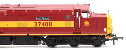 ACC3151 Class 37 Loch Rannoch EWS Maroon & Gold 37408 Diesel Locomotive