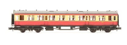 Pre-Owned Collett Second Coach BR Carmine & Cream 'W1087' - Custom Weathered