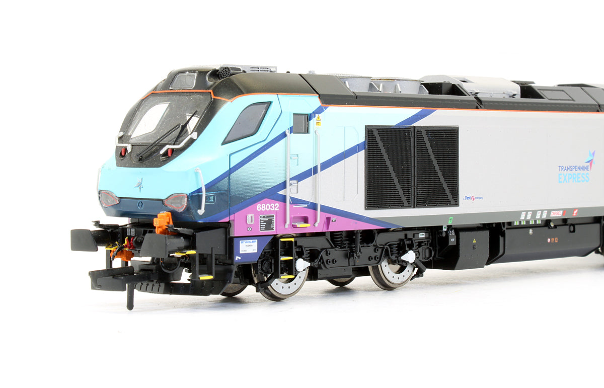 Pre-Owned Class 68 032 'Destroyer' Transpennine Express TPE Livery Diesel Locomotive - DCC Sound