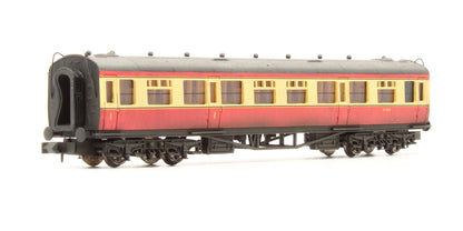 Pre-Owned BR Carmine & Cream Collett Composite Coach 'W7038' - Custom Weathered