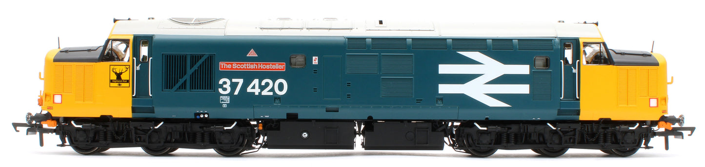ACC3153 Class 37 The Scottish Hosteller Large Logo (with Highland ‘Stag’) 37420 Diesel Locomotive