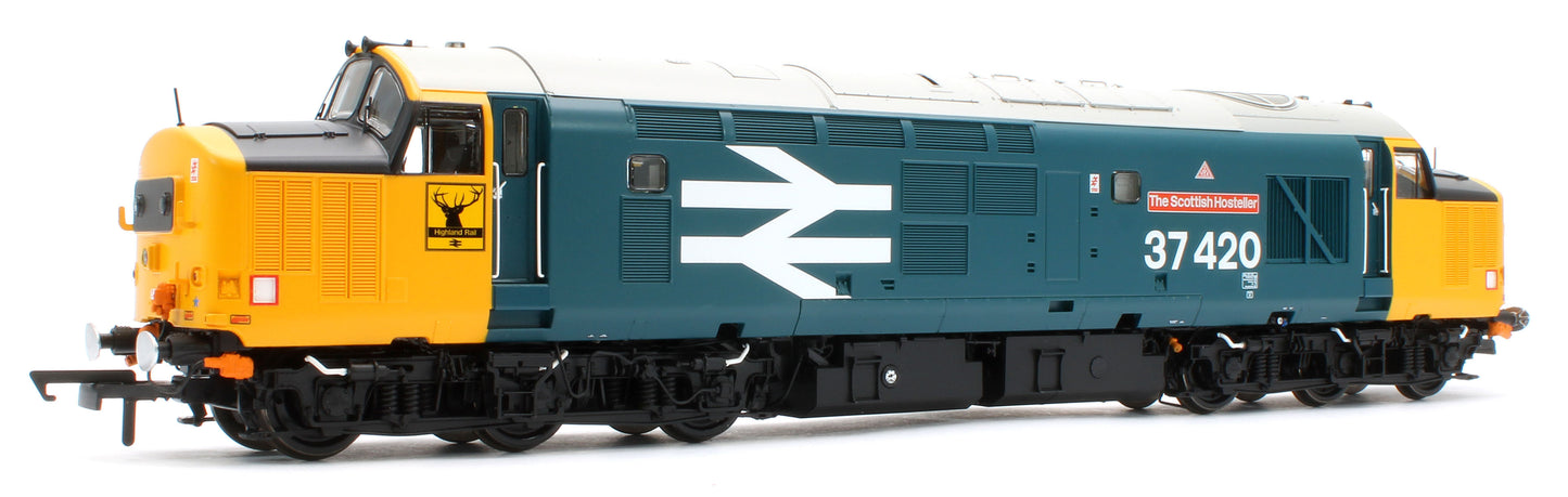 ACC3153 Class 37 The Scottish Hosteller Large Logo (with Highland ‘Stag’) 37420 Diesel Locomotive