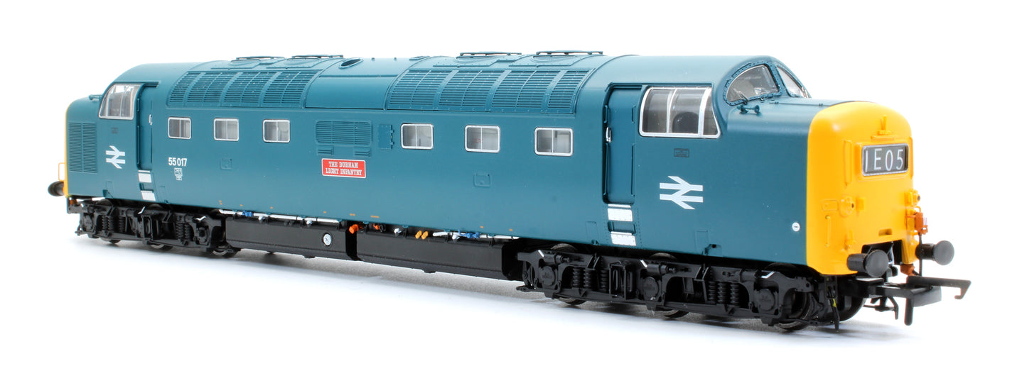 Pre-Owned BR EE Type 5 / Class 55017 Deltic BR Blue 'The Durham Infantry' Diesel Locomotive - DCC Sound