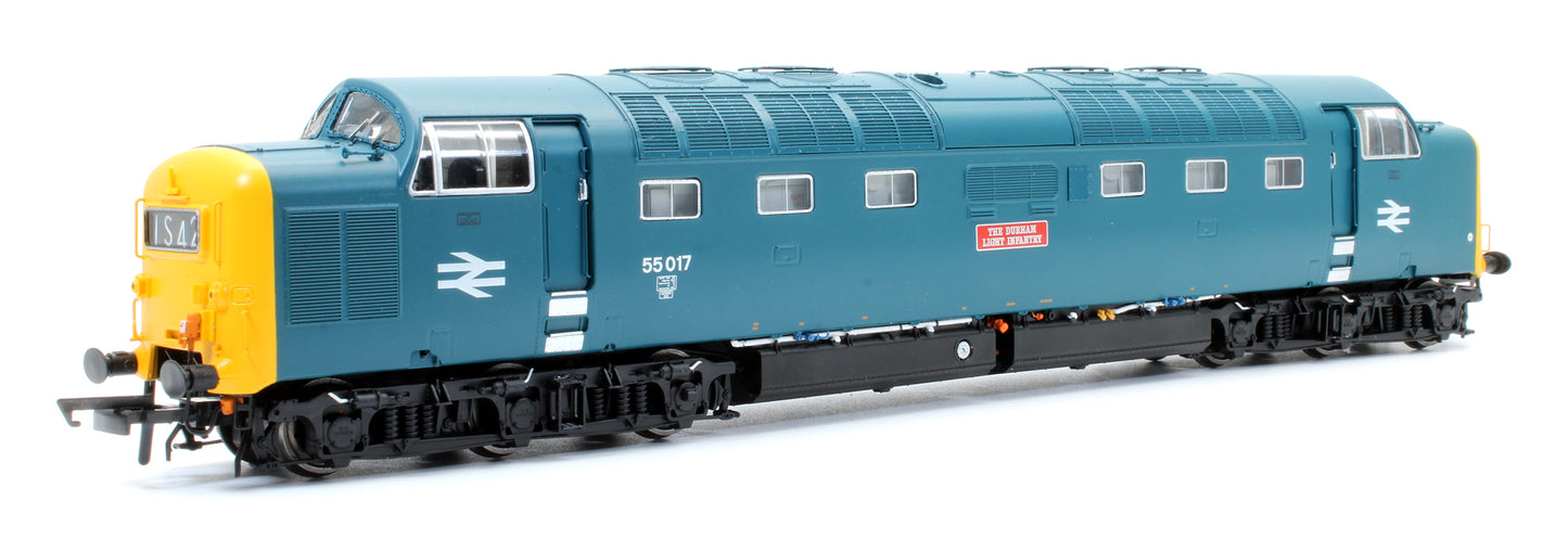 Pre-Owned BR EE Type 5 / Class 55017 Deltic BR Blue 'The Durham Infantry' Diesel Locomotive - DCC Sound
