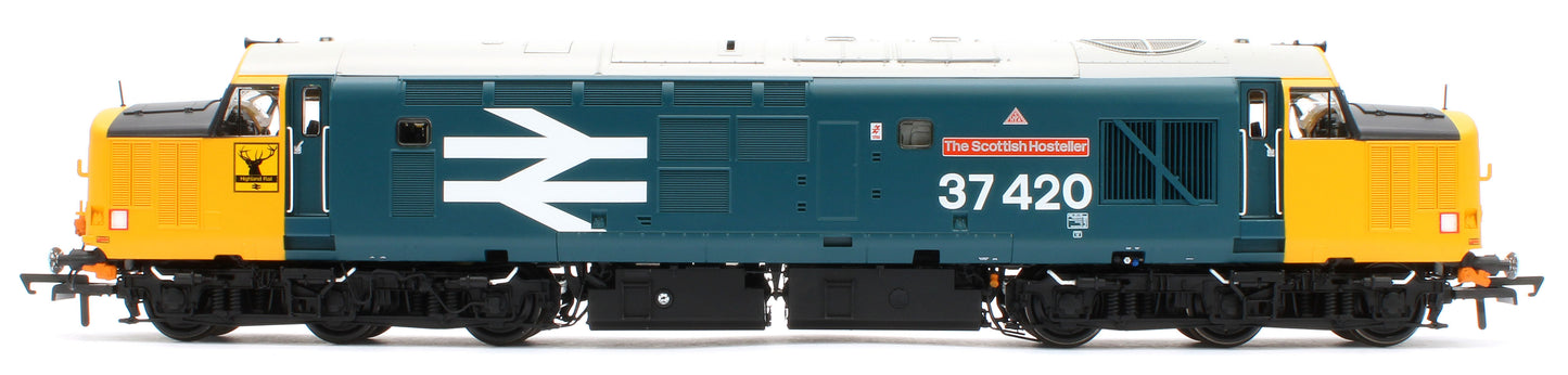 ACC3153 Class 37 The Scottish Hosteller Large Logo (with Highland ‘Stag’) 37420 Diesel Locomotive