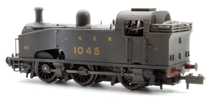 Custom Weathered Class J50 LNER Black (Unlined) 0-6-0 Tank Locomotive No.1045