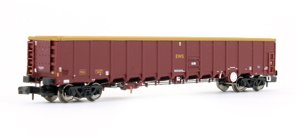 Pre-Owned 377-650 MBA Megabox High Sided Bogie Box Wagon With Buffers EWS '500028'