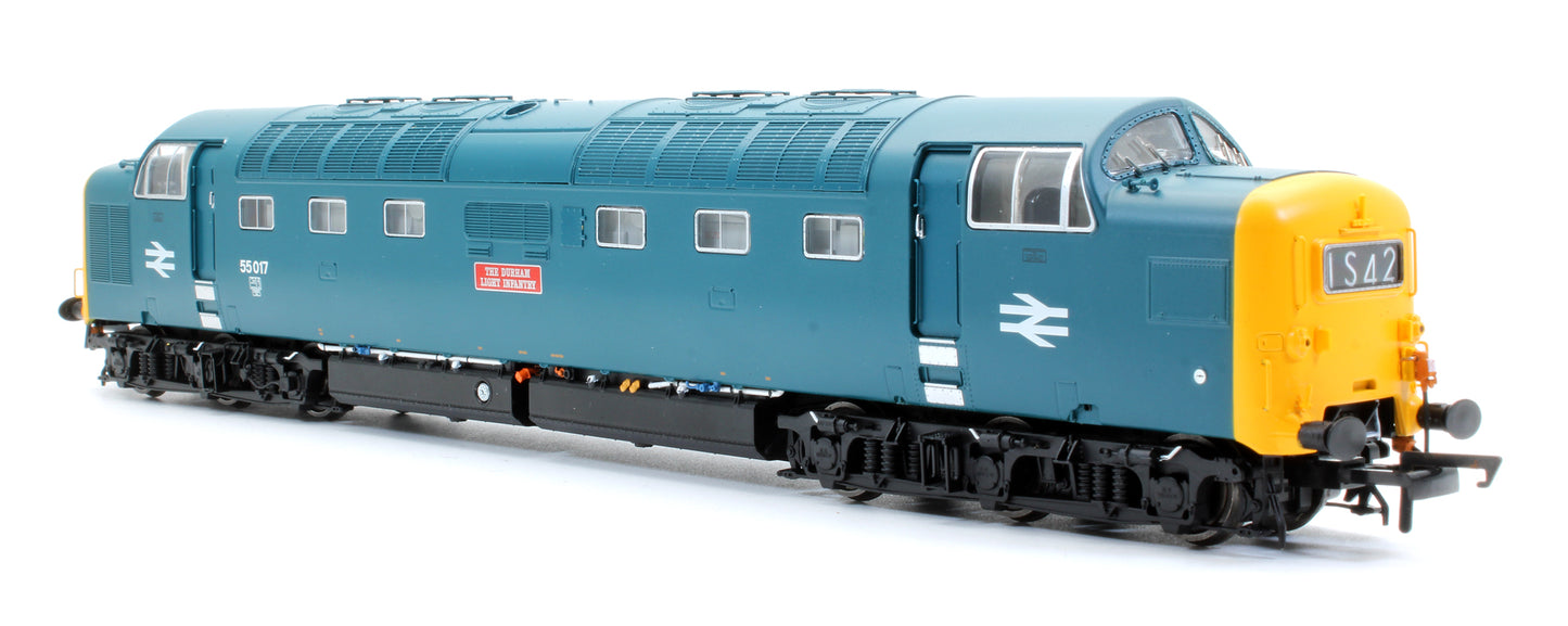 Pre-Owned BR EE Type 5 / Class 55017 Deltic BR Blue 'The Durham Infantry' Diesel Locomotive - DCC Sound