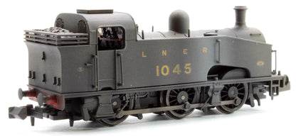 Custom Weathered Class J50 LNER Black (Unlined) 0-6-0 Tank Locomotive No.1045